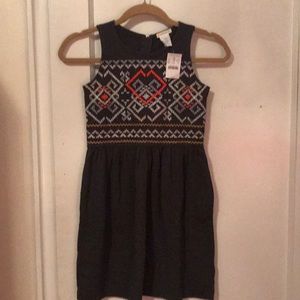 Crewcuts girl’s embroidered dress new size 8